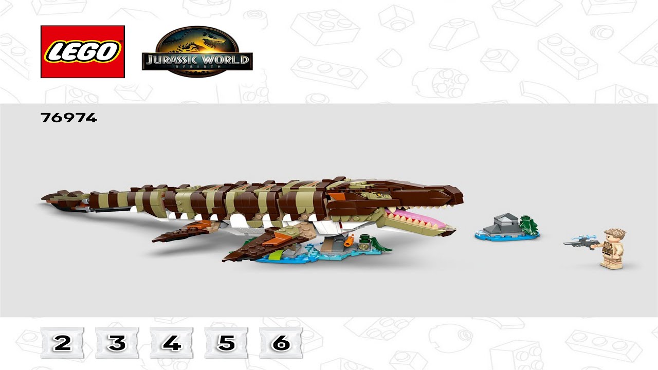 🦖 LEGO instructions 🦖 Jurassic World 🦖 76974 🦖 Brick Built