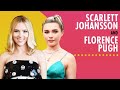 Scarlett Johansson and Florence Pugh Reveal Their Dream Karaoke Duet and Favorite Emojis