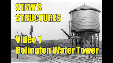 Scratch Building The water tank in Belington