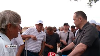 Глава Дагестана посетил остров Чечень с рабочим визитом