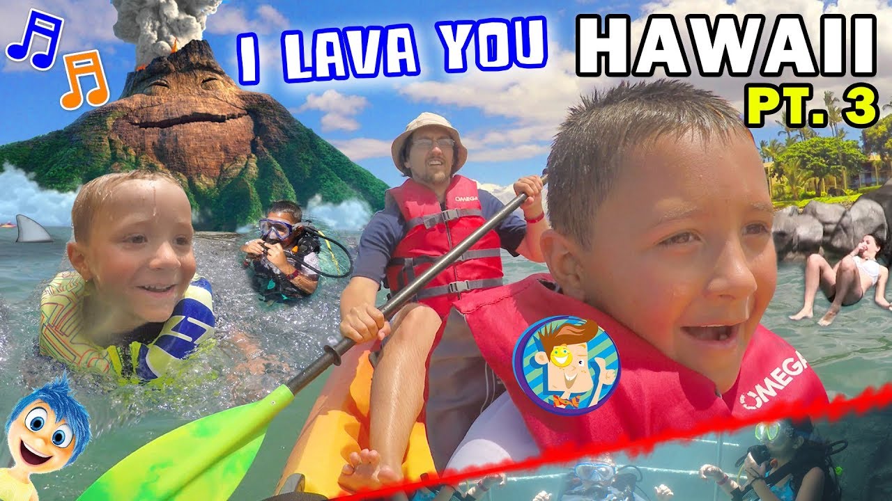 I LAVA YOU ♫ Kids Scuba Diving & Kayaking Near Hawaii Volcano (FUNnel