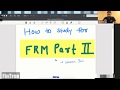 2020: How to Study for FRM Part II
