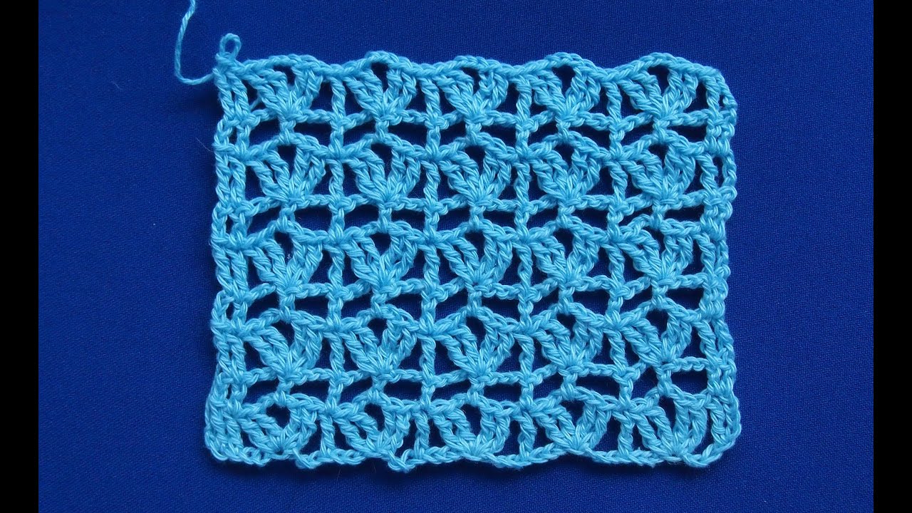 Самые простые узоры крючком .Ажурный узор для начинающих*  Crochet patterns* Узор для топа  Урок 402