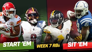 Start Em, Sit Em RBs: Week 7