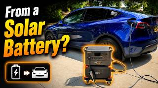 Charging a Tesla With a Power Station? Here's How Much Range I Got What Powers Tesla Charging Stations