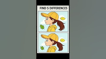 find the 5 differences 🔍 l #funchallenge #findthedifferences #brainteasers #kidspuzzle