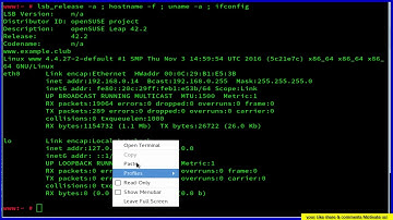 How To install and Configure NFS Server And NFS Client on OpenSUSE Leap 42 2