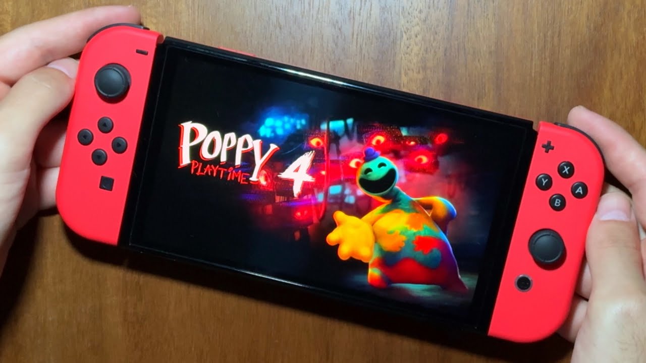 Poppy Playtime: Chapter 4 (Handheld) Nintendo Switch OLED Gameplay