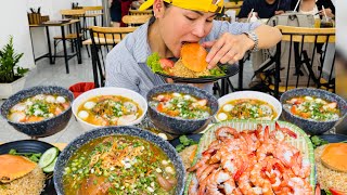 CẢ QUÁN KINH NGẠC KHI NGA SUMO GỌI MỘT BÀN TOÀN THỊT CUA VÀ MÓN CƠM CHIÊN  LÀM NÊN THƯƠNG HIỆU