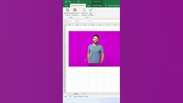Easy step how to remove background in ms excel | #excel #shorts