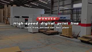 From Feeding to Stacking:One Line, 1‑2 Operators, 150 m/min，WONDER Digital Corrugated Line in Action