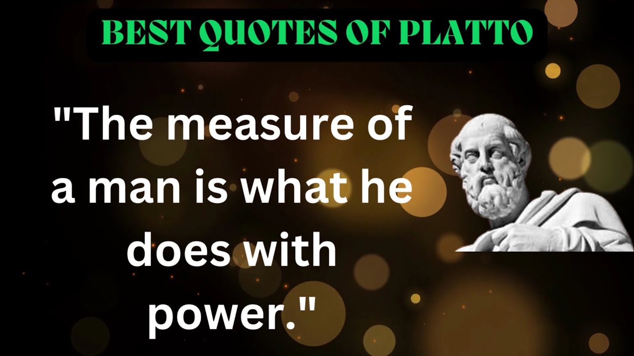 Plato's Pearls of Wisdom: Unveiling the Best Quotes - YouTube