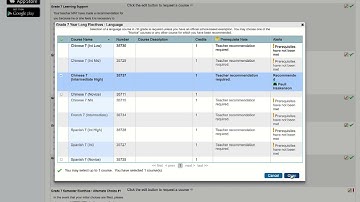 Grade 7 Course Request Process