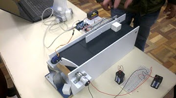 Esteira transportadora com Arduino