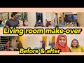 LIVING ROOM MAKEOVER | DECORATION | INTERIOR DESIGNING | SHOPPING | BEFORE & AFTER | IBRAHIM FAMILY