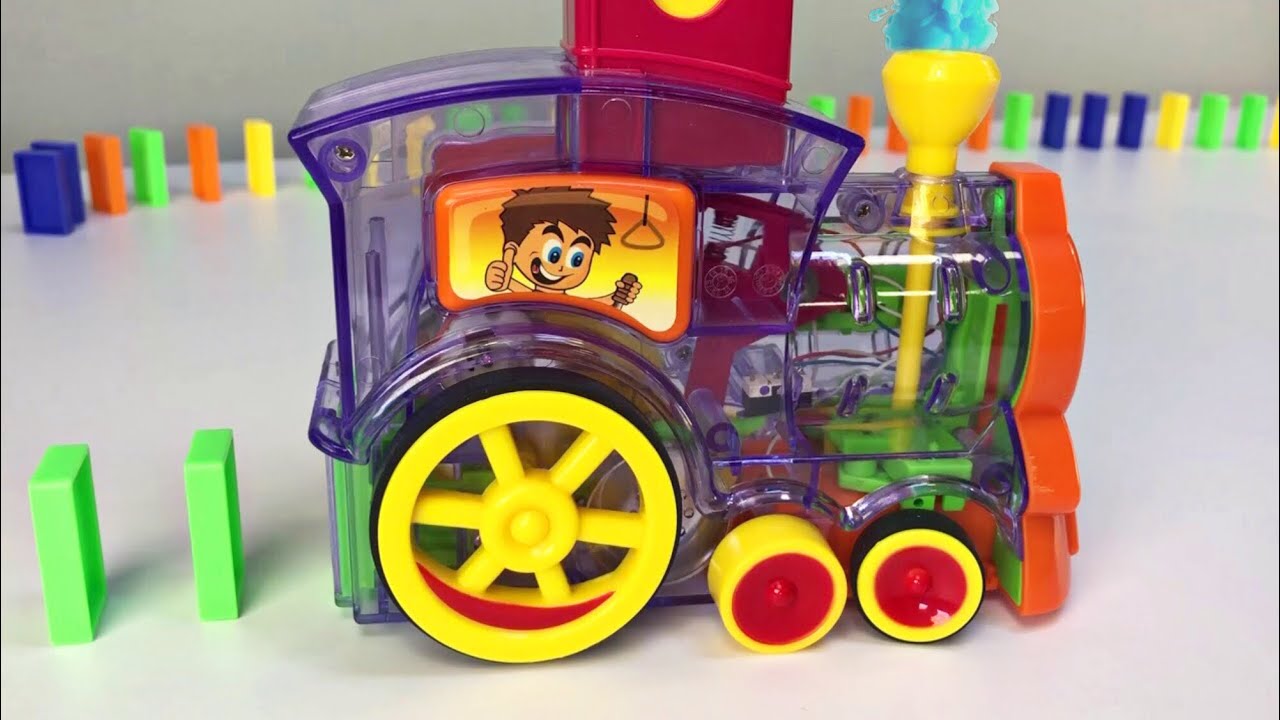 Funny Toy Domino Train Play'n Learn YouTube