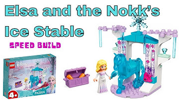 LEGO 43209 Disney Elsa and the Nokk’s Ice Stable Speed Build Review