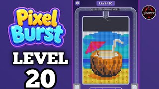 Pixel Burst Level 20 Gameplay Solution 