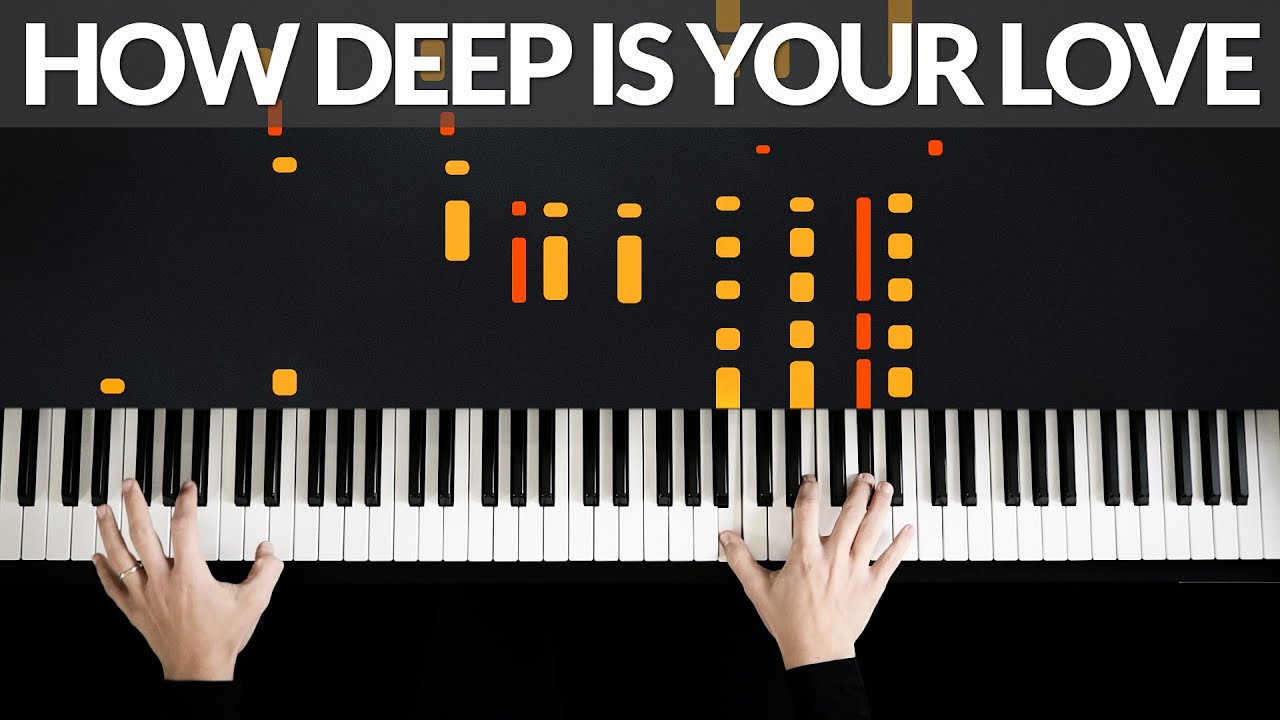 🎼 How deep is your love - 2585 - Bee Gees - Tutorial Partitura