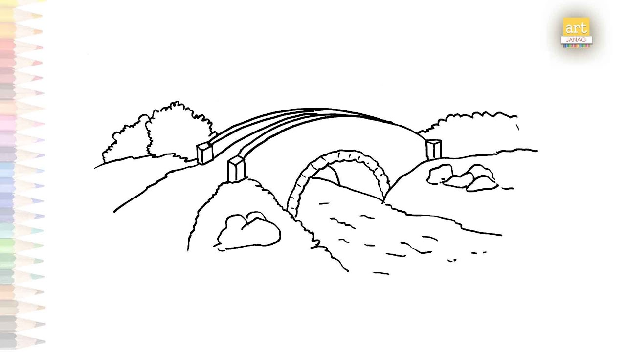 510+ Stone Bridge Drawing Stock Illustrations, Royalty-Free Vector Graphics  & Clip Art - iStock