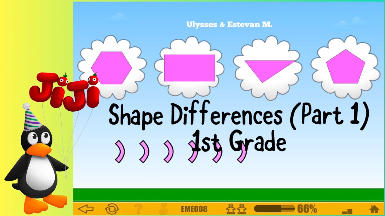 ST Math 1st Grade - Shape Differences (Part 1) - YouTube