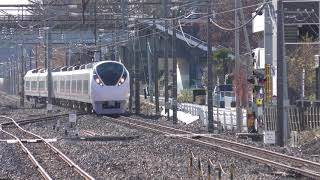 ひたち11号 E657系 K-1編成 東海駅通過