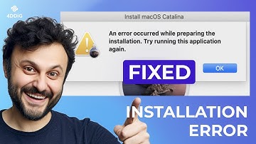 [4 Ways] How to Fix Reinstallation Mac OSX Issue "Error Occurred While Preparing the Installation"?
