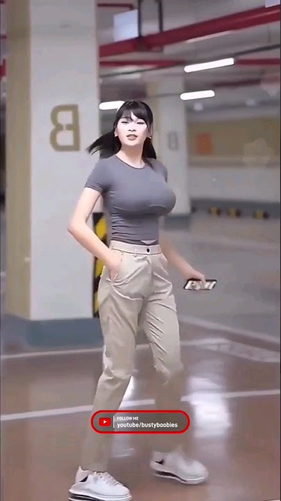 🌶Busty Girl🌶 in parking lot #shorts #viral #hot