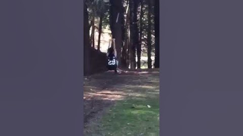 Zip line fall (original video)