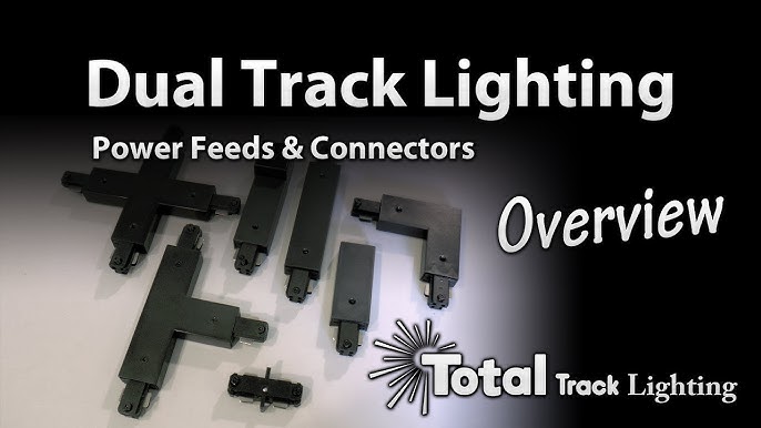 H Type Track Rail For 3 Wire 1 Phase Track Lighting System