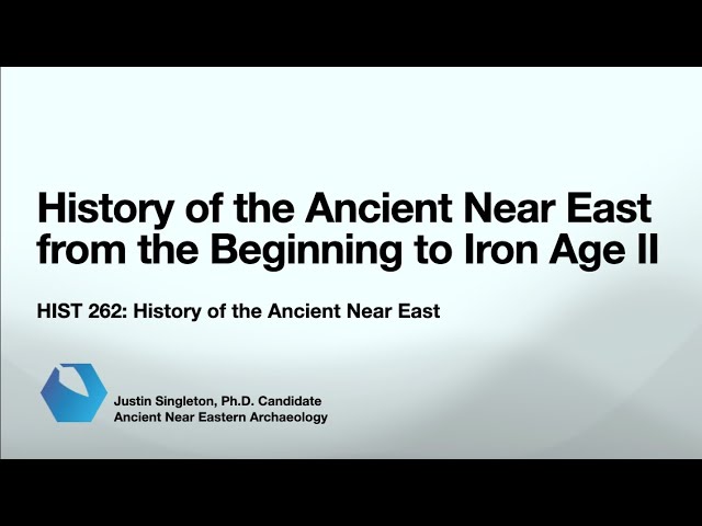 History of the ANE: Introductory Material