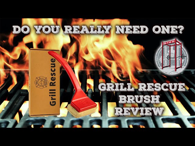 Does anyone use the Grill Rescue grill brush? I like the way it shines the  grill, but it always causes ash to fly up out of the grill and get all over.