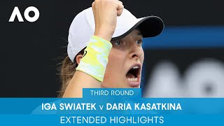 Iga Swiatek v Daria Kasatkina Extended Highlights (3R) | Australian Open 2022