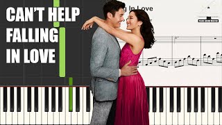 Video thumbnail of "Crazy Rich Asians Soundtrack !!! || Elvis Presley - Can't Help Falling In Love ||  FREE Sheet Music"