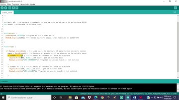 Encendido y apagado de un LED a través del puerto serial de la placa ESP32
