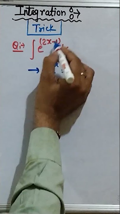Integration of exponential function - YouTube