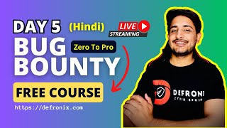 Day-5 Live Recon For Gathering All Information  - Bug Bounty Free Course [ Hindi ]
