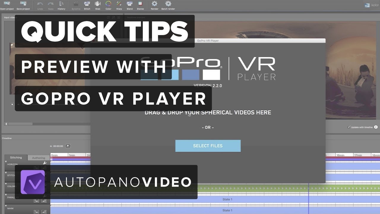 Tips - GoPro VR Player | Video Pro 3 - YouTube