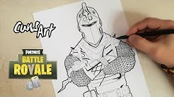 como dibujar al caballero oscuro fortnite how to draw black knight duration 10 53 - la llama de fortnite para colorear