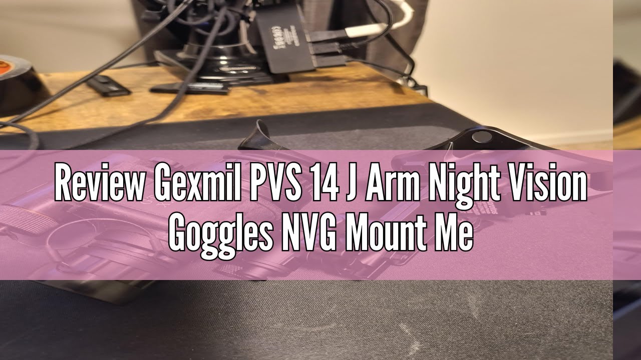 Review Gexmil PVS 14 J Arm Night Vision Goggles NVG Mount Metal Helmet Mount Rhino Mount Compatible