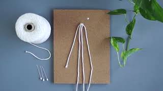 DIY Macrame For Beginners  Getting Started   How To Set Up Your Workspace Horiz