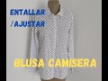 ENTALLAR O REDUCIR UNA BLUSA CAMISERA