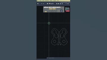 AUTOCAD (tutorial short): how to mirror objects