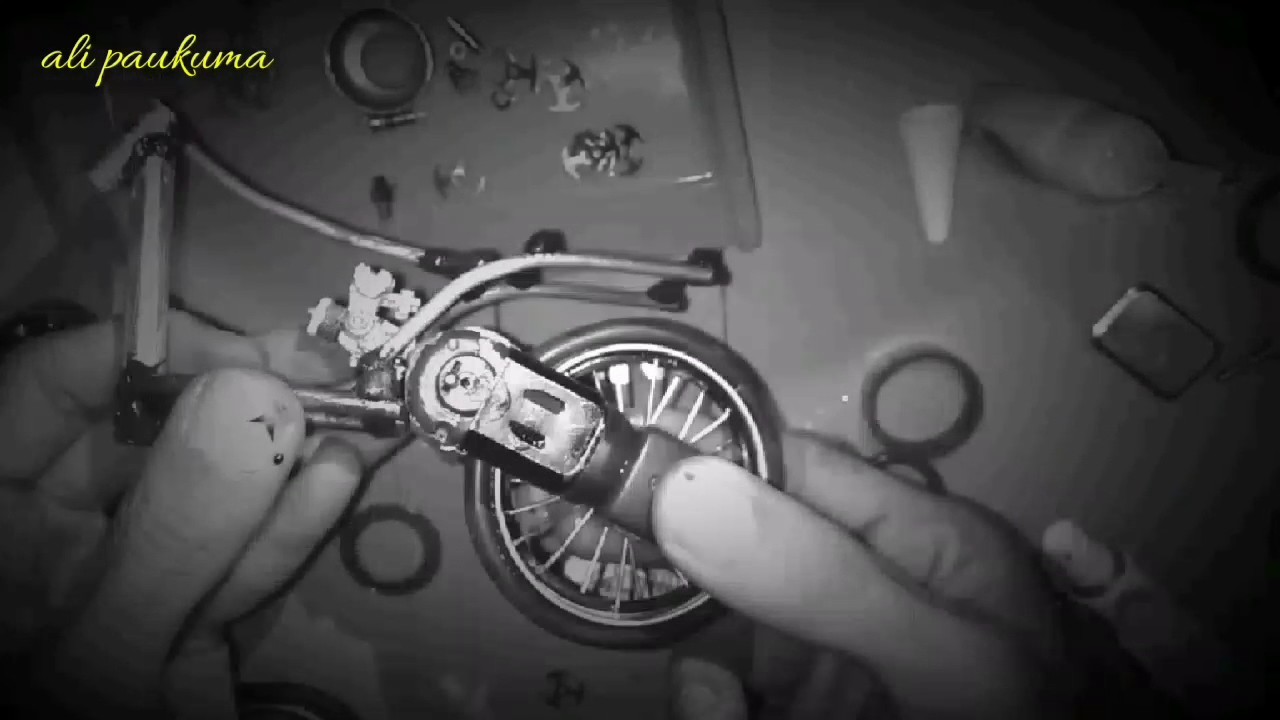 Nyesel Gk Nonton Cara Membuat Miniatur Drag Bike Mio YouTube