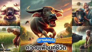 นิทานเรื่อง ควายเพื่อนคู่ชีวิต | นิทานสอนใจ | นิทานก่อนนอน