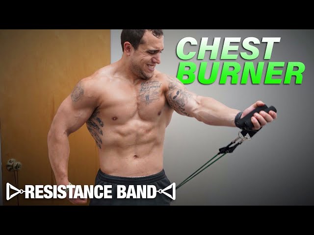 Resistance Band Chest Workout At Home to Get Ripped! 