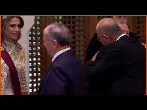 حضور مسعود البارزاني و برهم صالح صالح لعرس ابن ملك الاردن