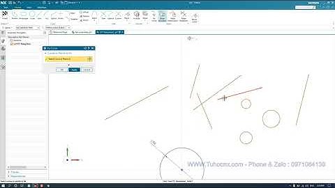 Tự Học NX - Bai 024 - Ràng Buộc Trong Trong NX - Phần 1/2