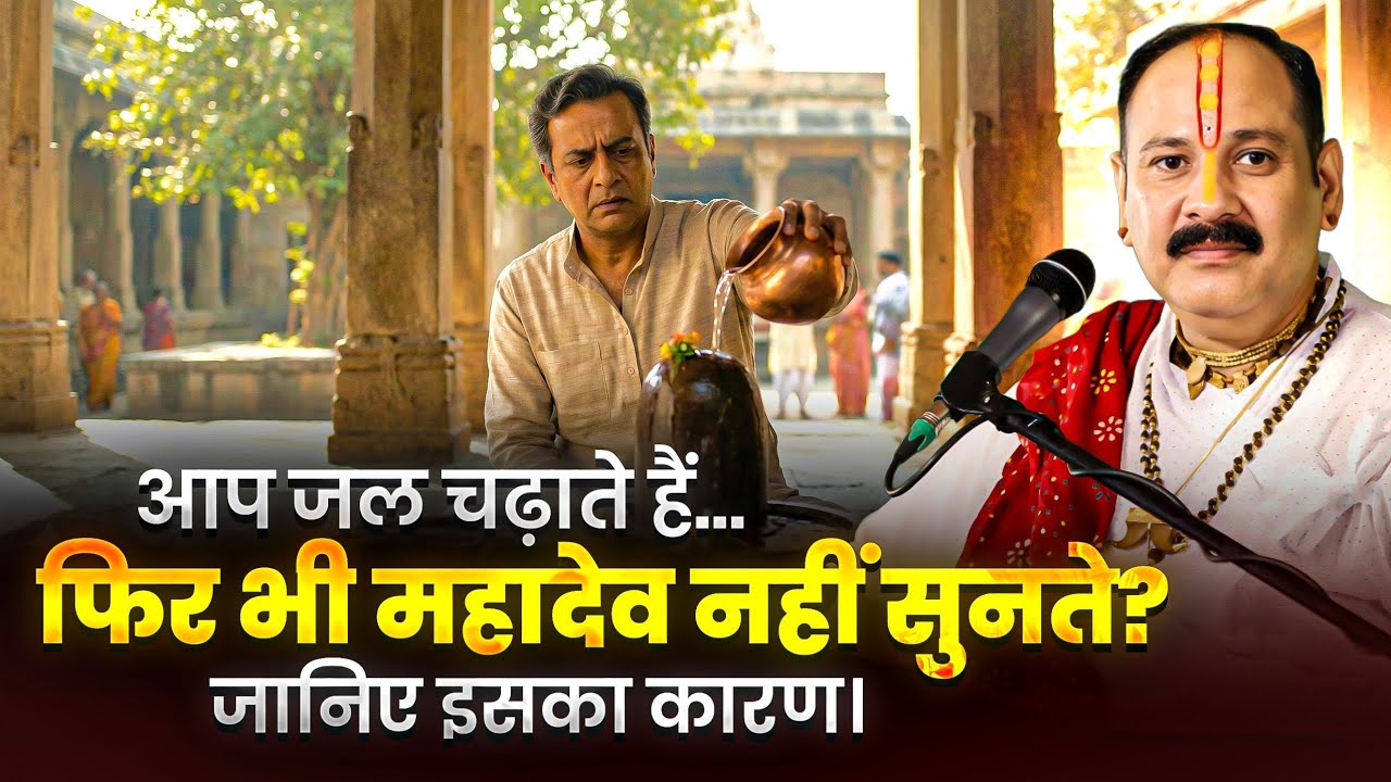 आप जल चढ़ाते हैं… फिर भी महादेव नहीं सुनते? जानिए इसका कारण। @panditpradeepmishraofficial 