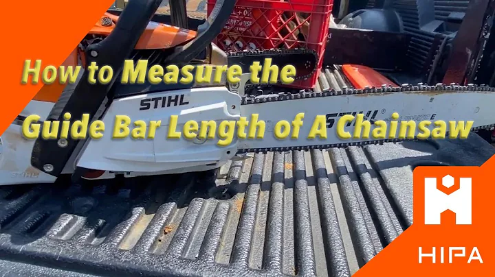 How to Measure the Guide Bar Length of A Chainsaw - Quick Guide